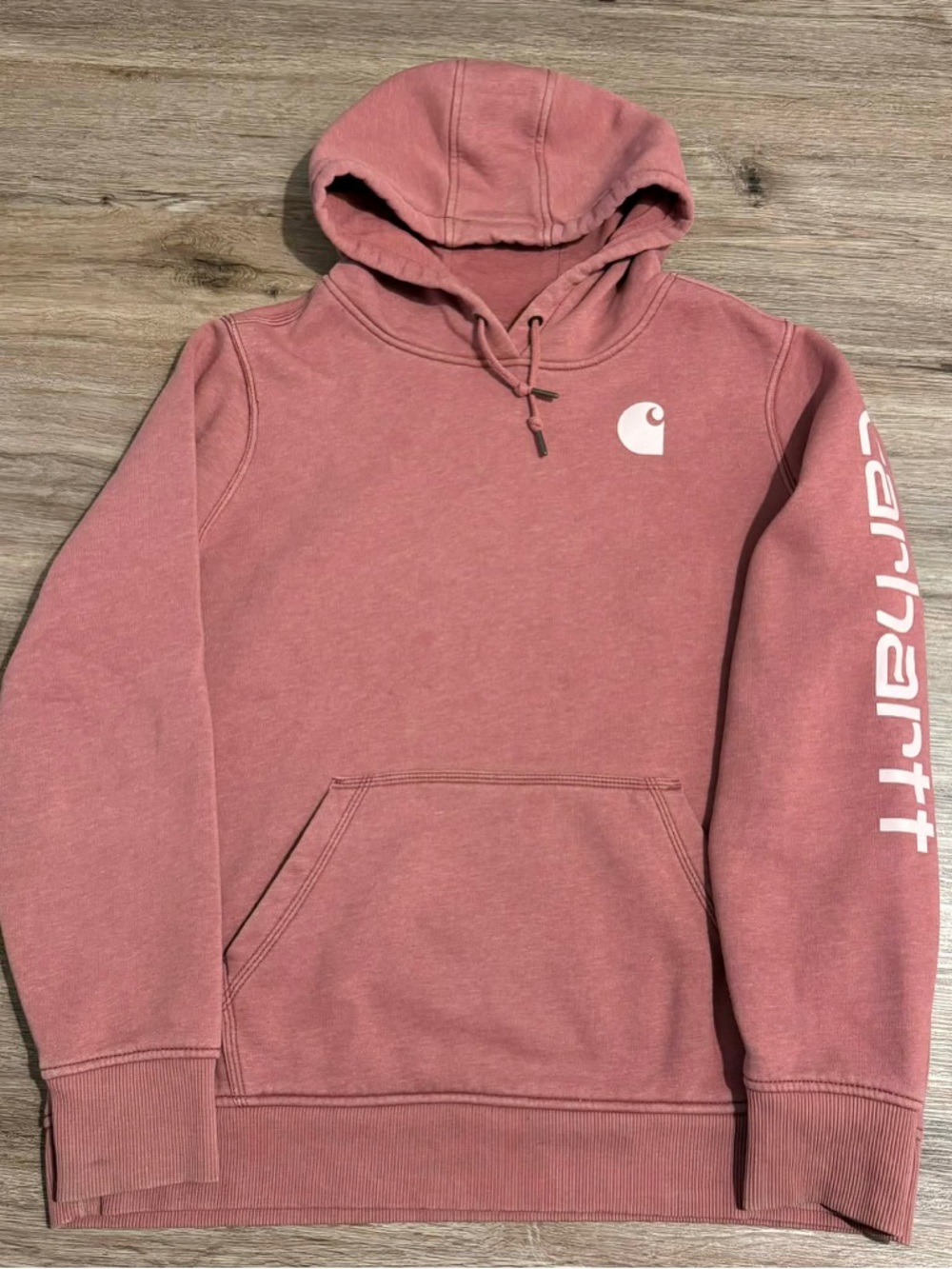 Carhartt Women's Iconic Clarksburg Graphic in Dusty Rose Pink
